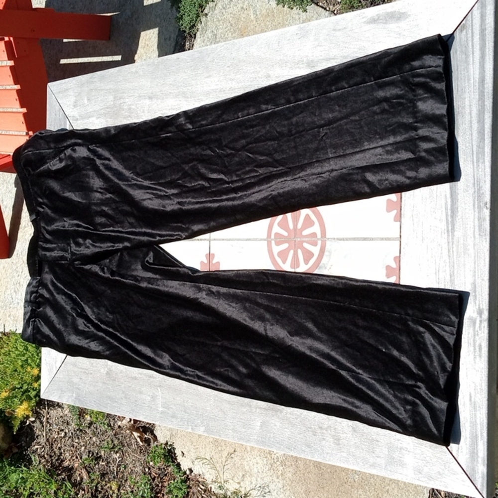 CnC Costume National Velvet Pants 32 Italy nwot
